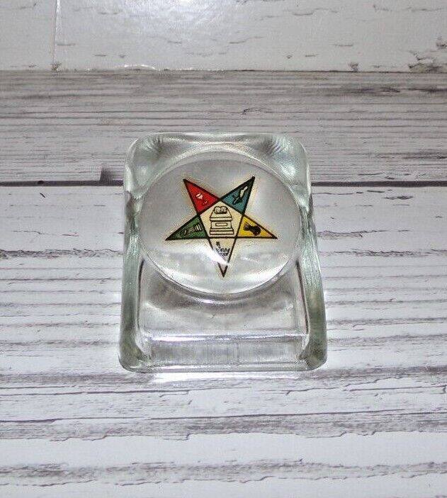 Order of the Eastern Star Masonic Collectible Trivet Paper weight Vintage