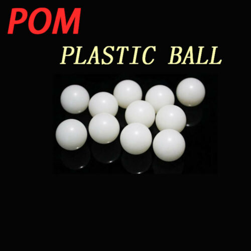 High Precision Polyoxymethylene POM Plastic Ball Solid White Diameter 2-44.45mm