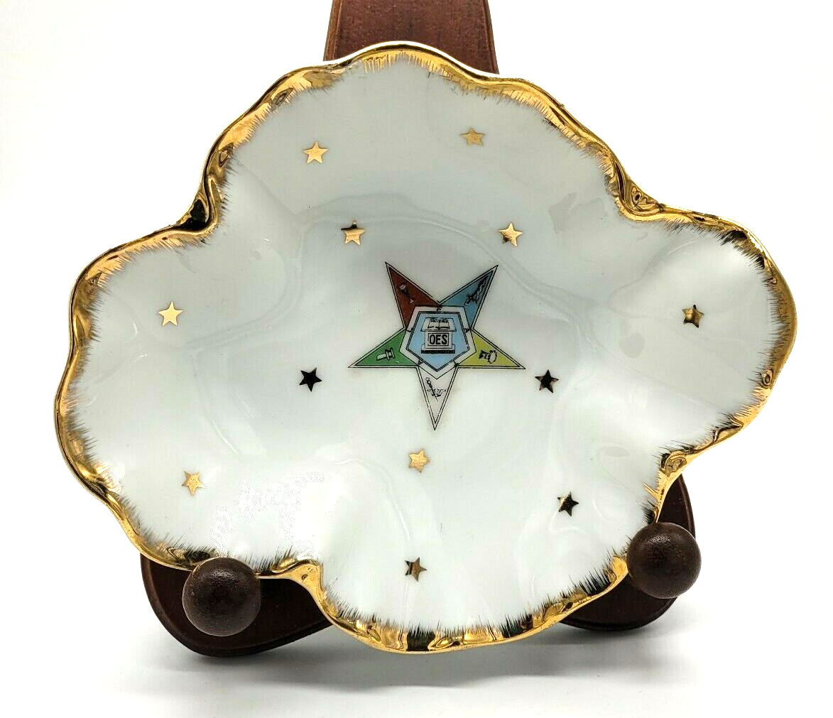 Eastern Star Candy Dish or Trinket Dish by Temple Treasures NE 20134 Vintage
