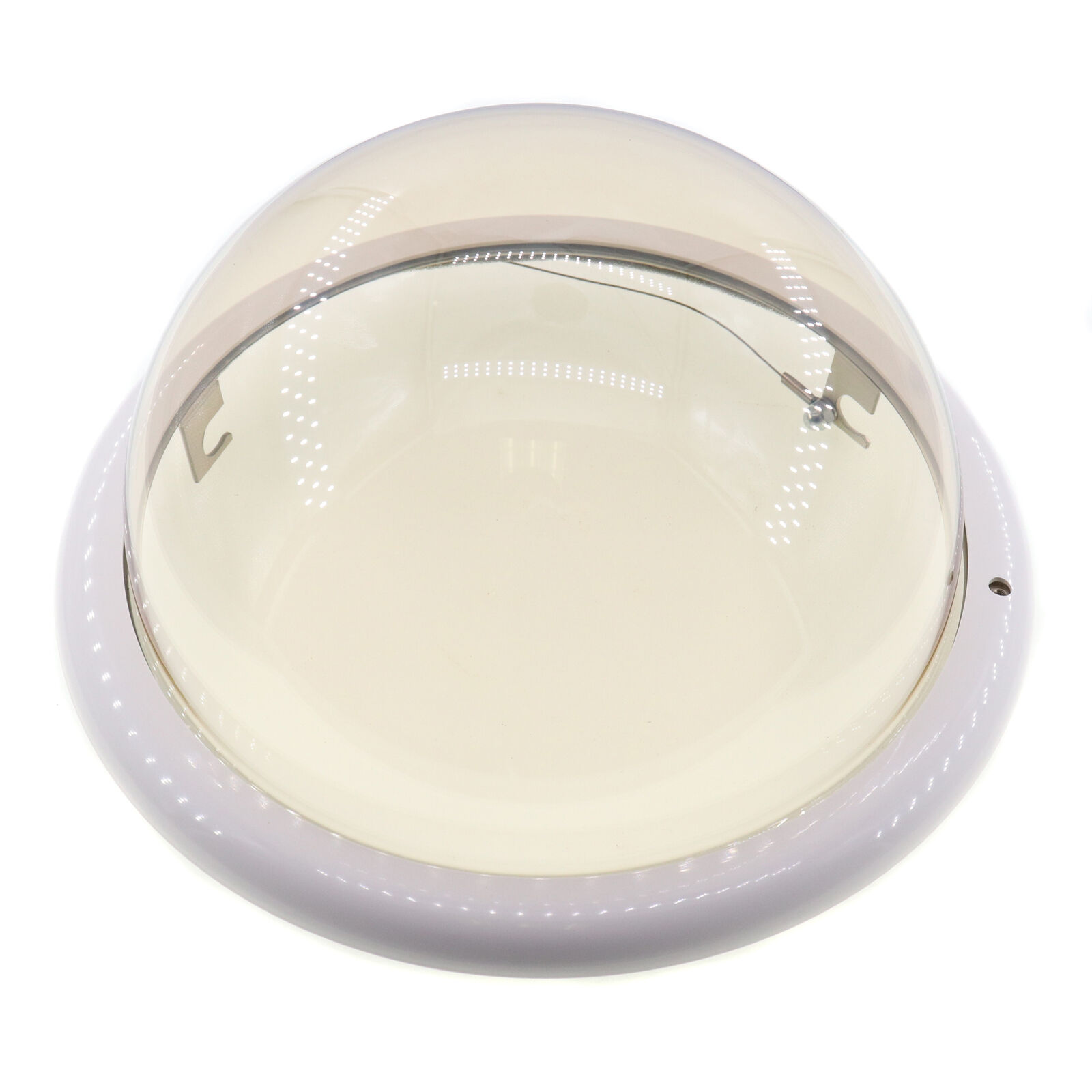 HONEYWELL HDB00D0KW ACUIX LOWER DOME IN-CEILING CAMERA COVER, CHROME, WHITE TRIM